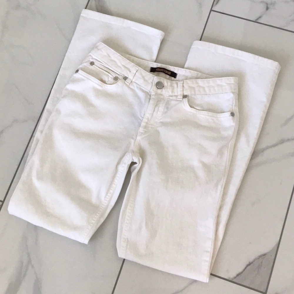 Roberto Cavalli Bright White Jeans